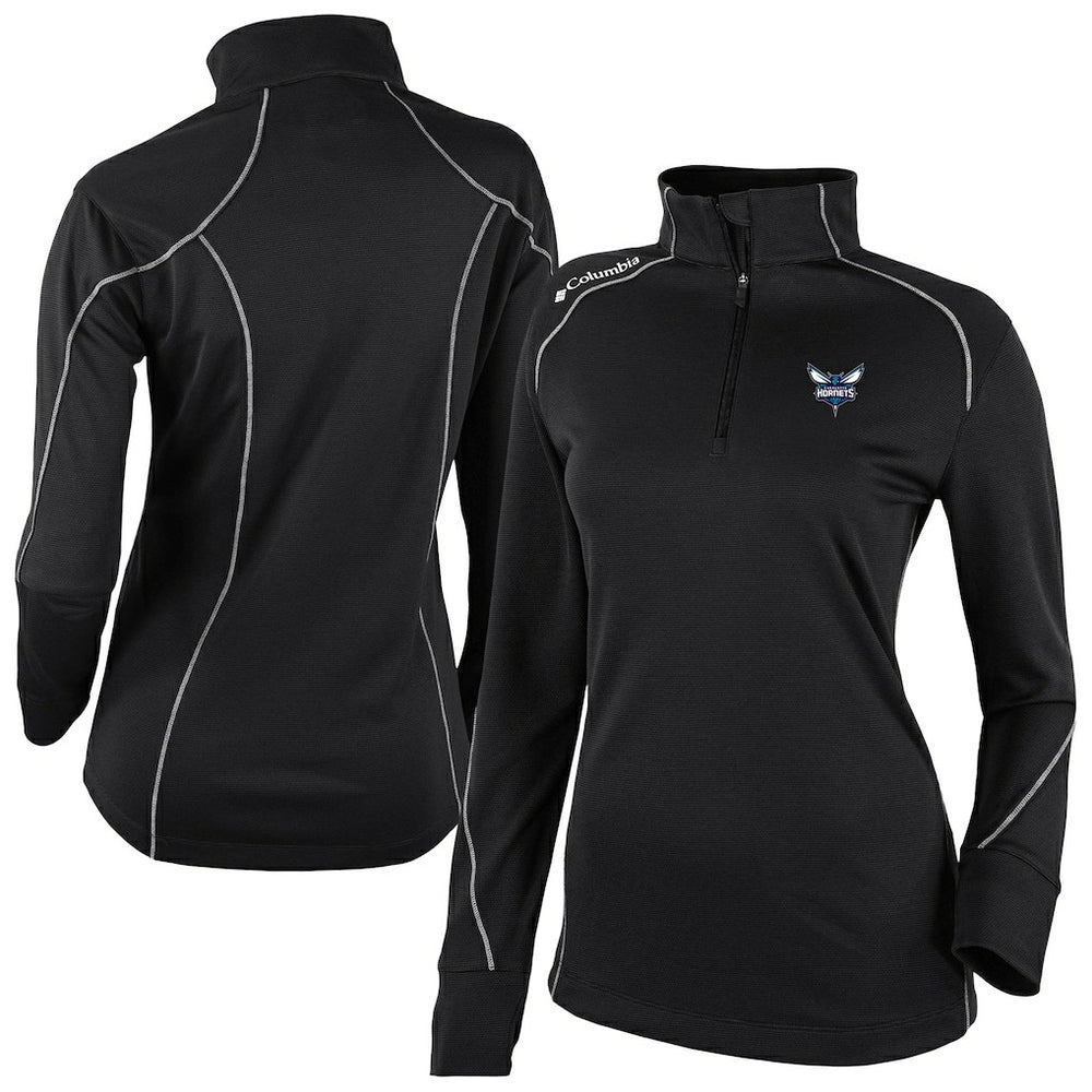 Charlotte Hornets Women's Omni-Wick Shotgun 2.0 Quarter-Zip Pullover Top - Black discount