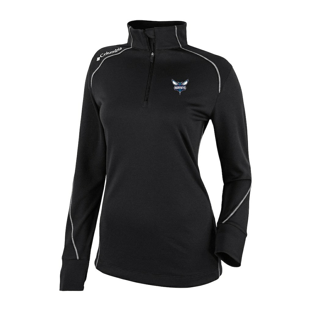 Charlotte Hornets Women's Omni-Wick Shotgun 2.0 Quarter-Zip Pullover Top - Black discount