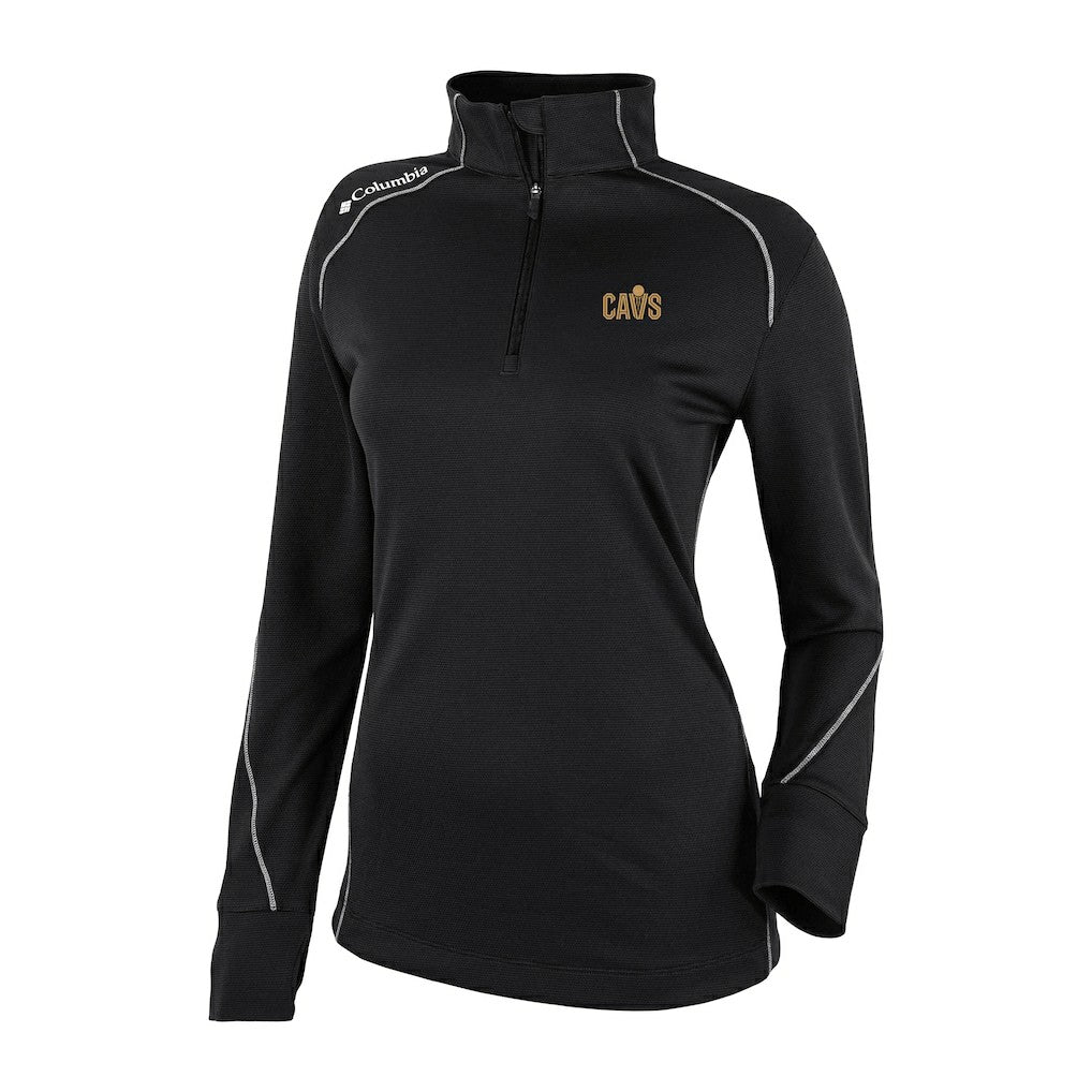 Cleveland Cavaliers Women's Omni-Wick Shotgun 2.0 Quarter-Zip Pullover Top sale - Black online