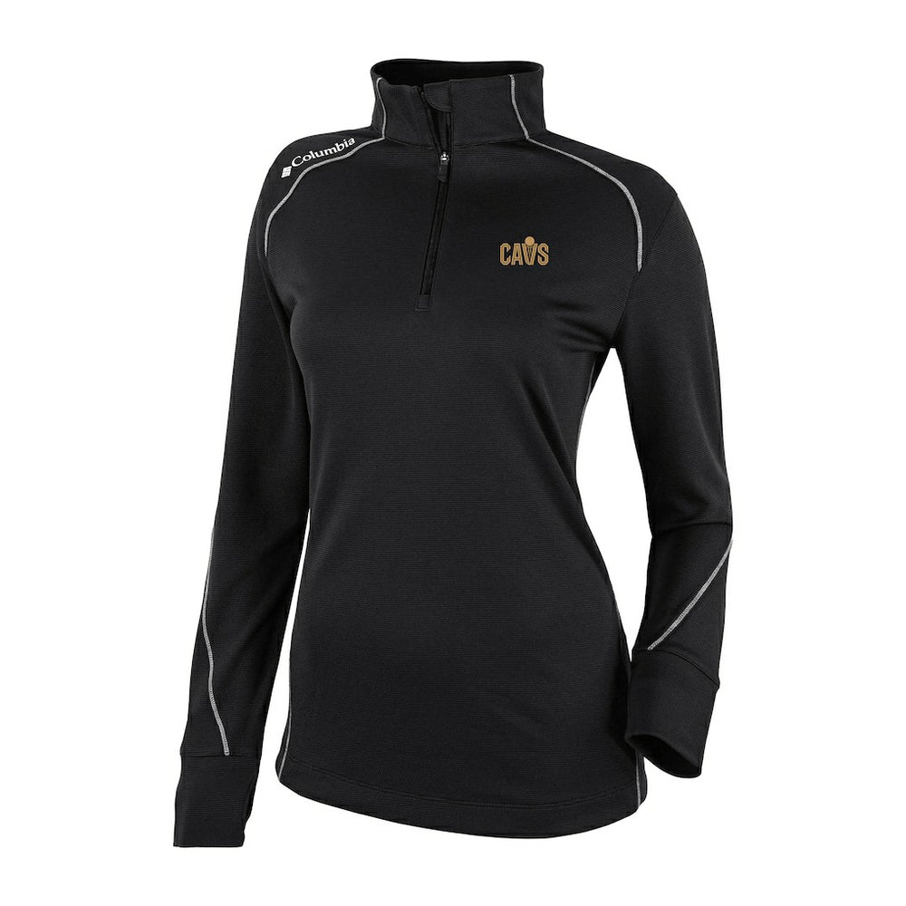 Cleveland Cavaliers Women's Omni-Wick Shotgun 2.0 Quarter-Zip Pullover Top sale - Black online
