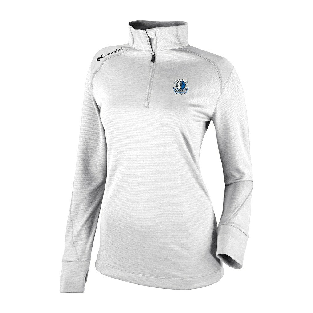 Dallas Mavericks Women's Omni-Wick Shotgun 2.0 Quarter-Zip Pullover Top sale - White on sale