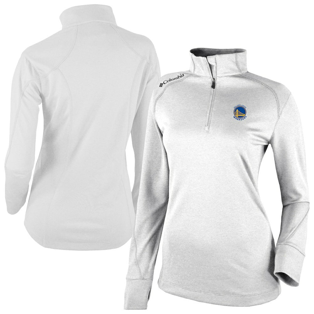 Golden State Warriors Women's Omni-Wick Shotgun 2.0 Quarter-Zip Pullover Top sale - White online