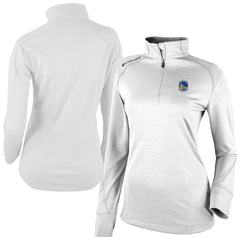 Golden State Warriors Women's Omni-Wick Shotgun 2.0 Quarter-Zip Pullover Top sale - White online