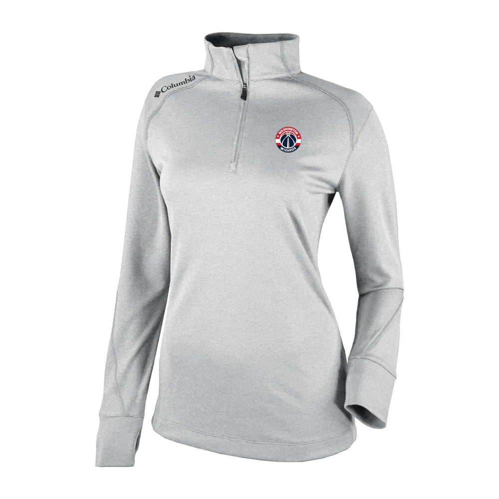 Washington Wizards Women's Omni-Wick Shotgun 2.0 Quarter-Zip Pullover Top - Heather Gray discount