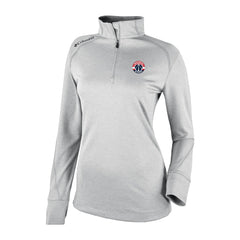 Washington Wizards Women's Omni-Wick Shotgun 2.0 Quarter-Zip Pullover Top - Heather Gray discount