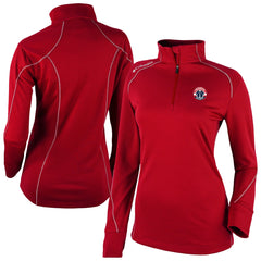 Washington Wizards Women's Omni-Wick Shotgun 2.0 Quarter-Zip Pullover Top - Red on sale