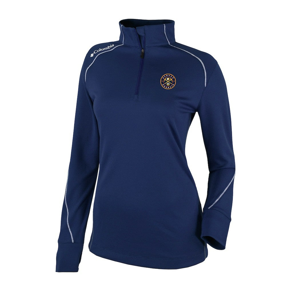 Denver Nuggets Women's Omni-Wick Shotgun 2.0 Quarter-Zip Pullover Top sale - Navy cheap