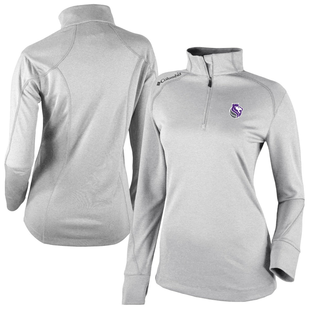Sacramento Kings Women's Omni-Wick Shotgun 2.0 Quarter-Zip Pullover Top - Heather Gray online