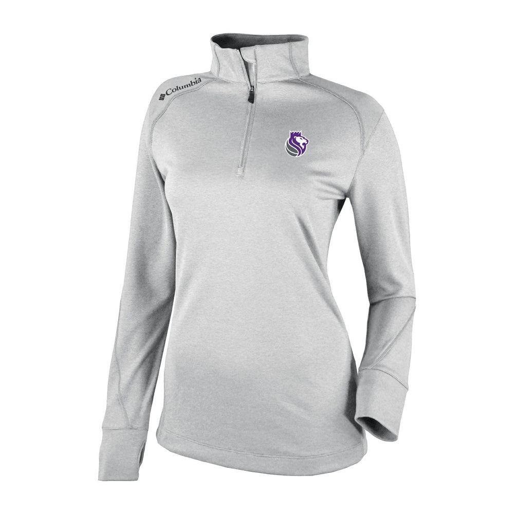 Sacramento Kings Women's Omni-Wick Shotgun 2.0 Quarter-Zip Pullover Top - Heather Gray online