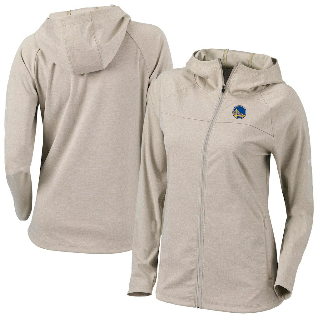 Golden State Warriors Women's Omni-Wick Half Shot Full-Zip Hooded Jacket sale - Tan shop