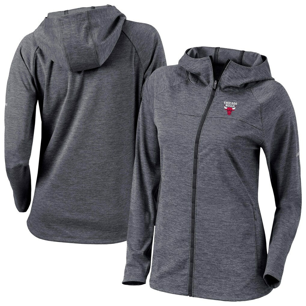 Chicago Bulls Women's Omni-Wick Half Shot Full-Zip Hooded Jacket - Black discount