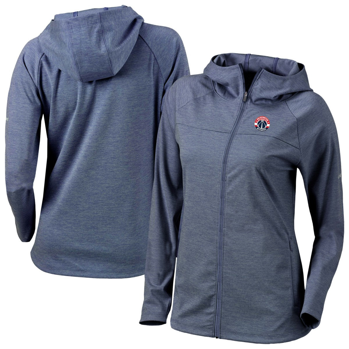 Washington Wizards Women's Omni-Wick Half Shot Full-Zip Hooded Jacket - Navy sale