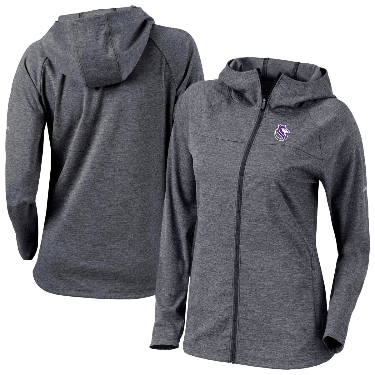 Sacramento Kings Women's Omni-Wick Half Shot Full-Zip Hooded Jacket - Black outlet