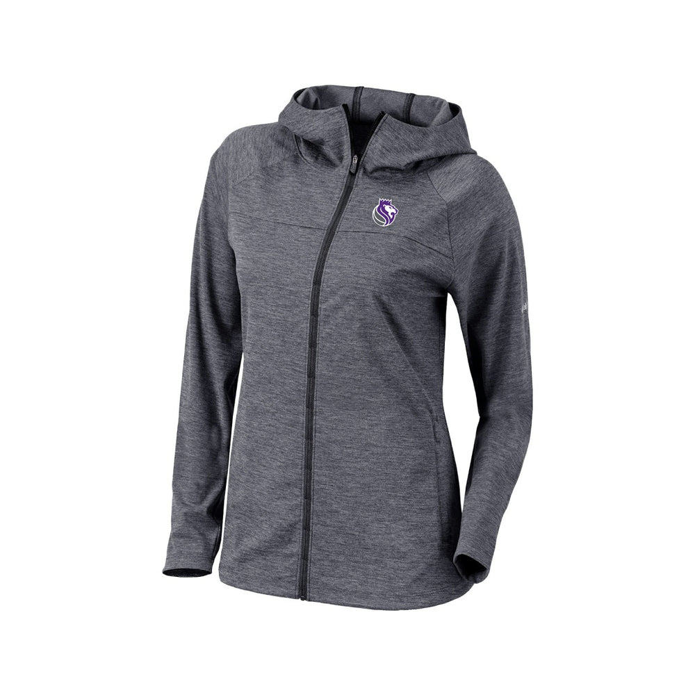 Sacramento Kings Women's Omni-Wick Half Shot Full-Zip Hooded Jacket - Black outlet