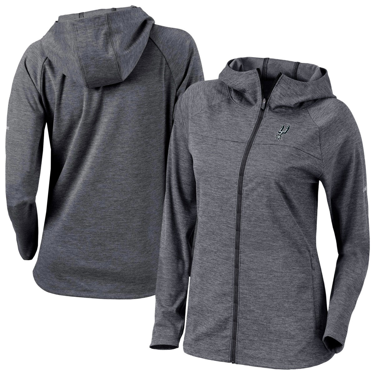 San Antonio Spurs Women's Omni-Wick Half Shot Full-Zip Hooded Jacket - Black discount