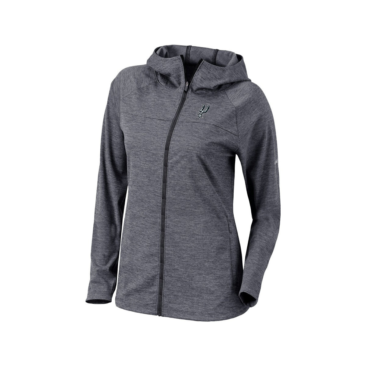 San Antonio Spurs Women's Omni-Wick Half Shot Full-Zip Hooded Jacket - Black discount