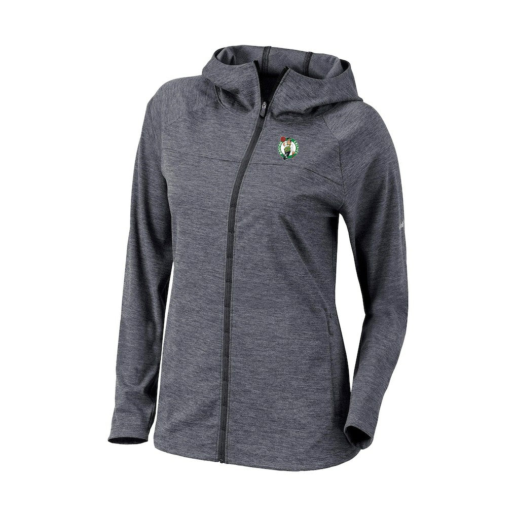 Boston Celtics Women's Omni-Wick Half Shot Full-Zip Hooded Jacket - Black cheap