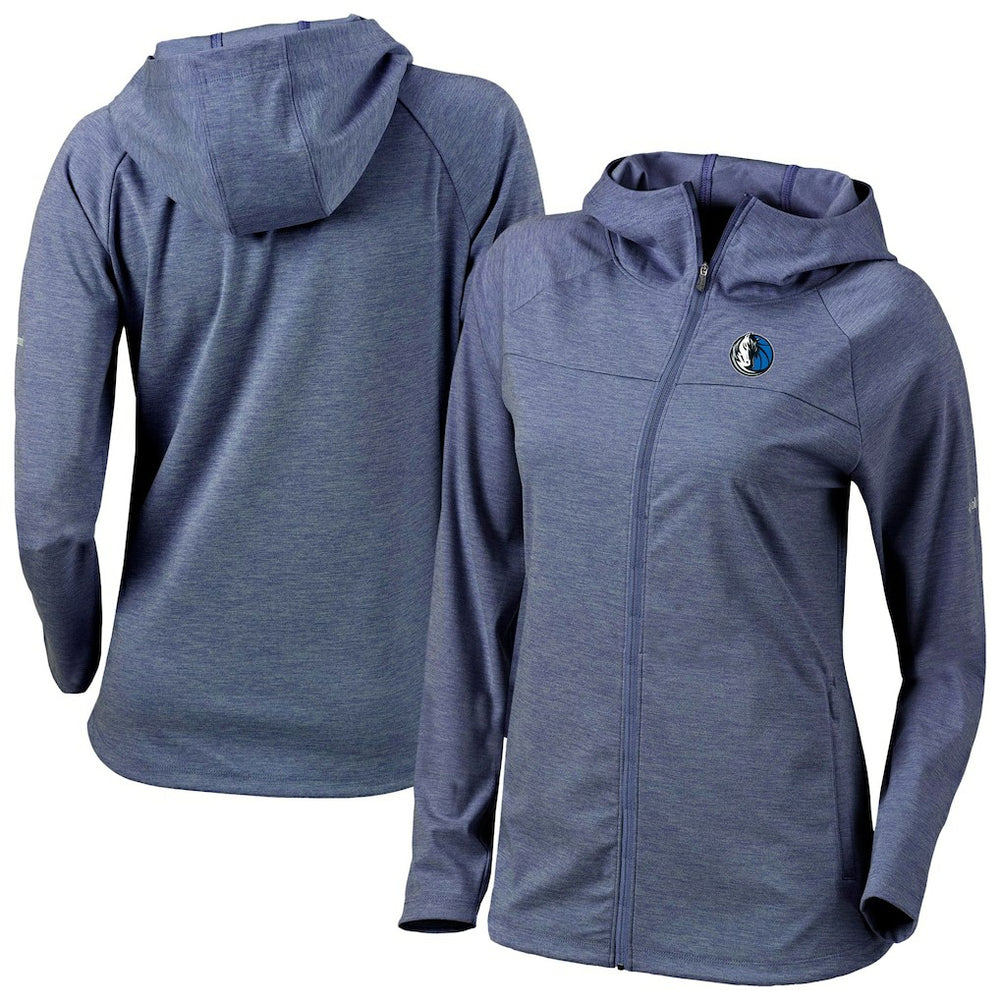 Dallas Mavericks Women's Omni-Wick Half Shot Full-Zip Hooded Jacket sale - Navy cheap