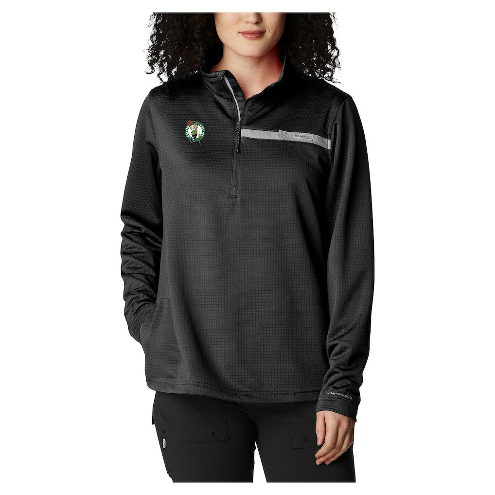 Boston Celtics Women's Skiff Guide Fleece Pullover Top - Black cheap