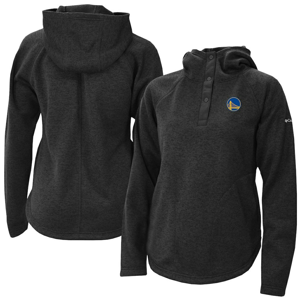 Golden State Warriors Women's Sweater Weather Quarter-Snap Hoodie sale - Black for sale