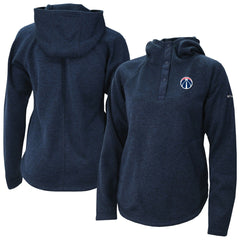 Washington Wizards Women's Sweater Weather Quarter-Snap Hoodie - Navy online