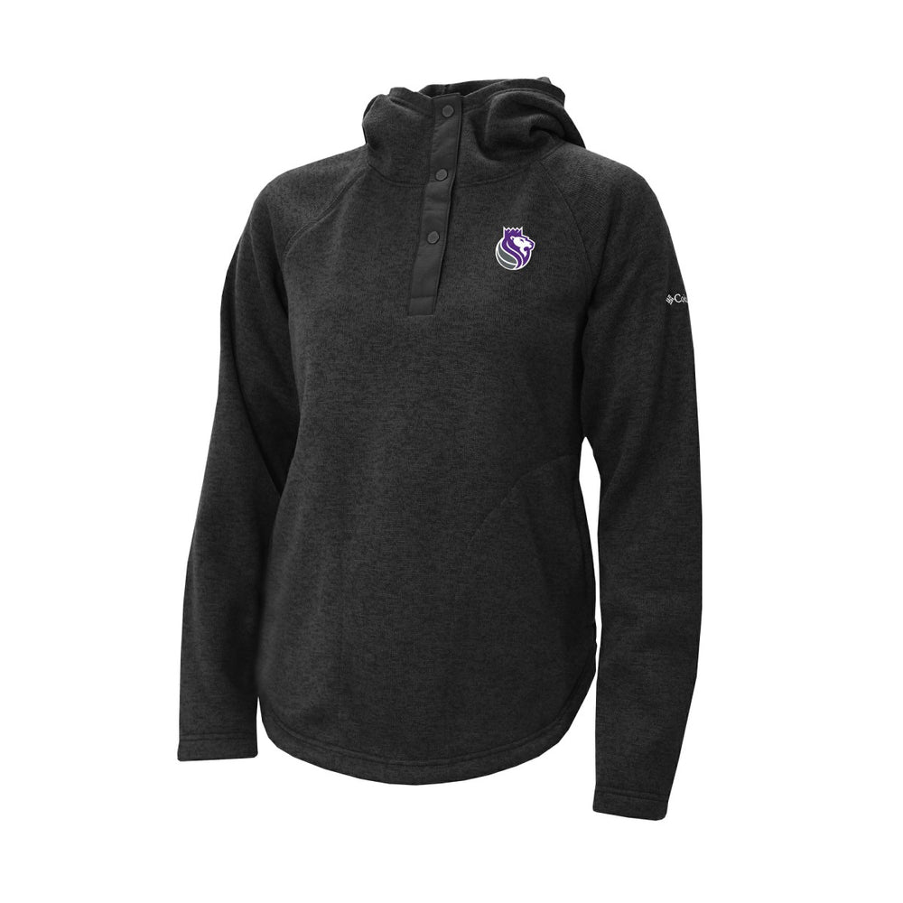 Sacramento Kings Women's Sweater Weather Quarter-Snap Hoodie - Black cheap