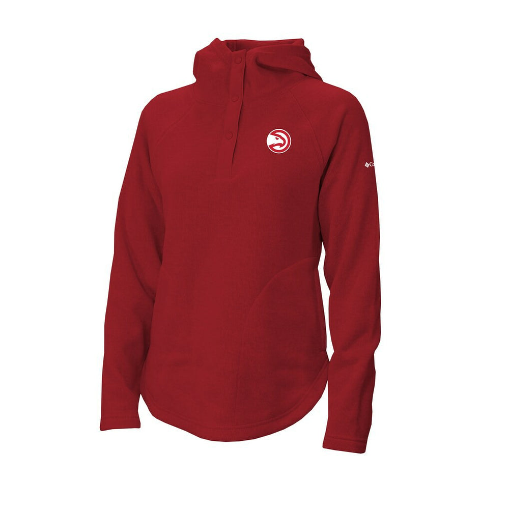 Atlanta Hawks Women's Sweater Weather Quarter-Snap Hoodie - Red online