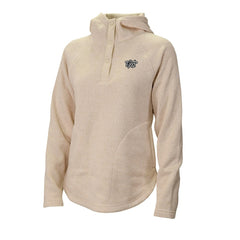 Brooklyn Nets Women's Sweater Weather Quarter-Snap Hoodie - White online