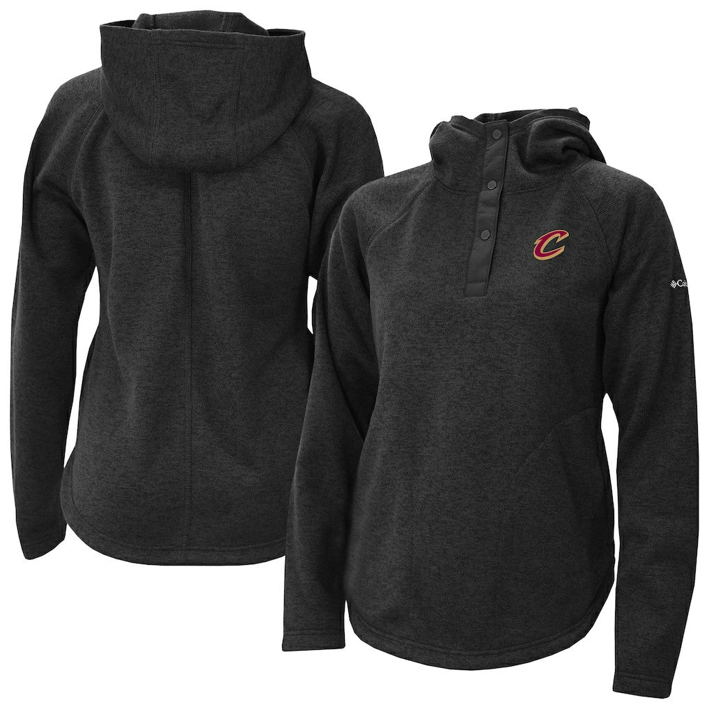 Cleveland Cavaliers Women's Sweater Weather Quarter-Snap Hoodie sale - Black discount