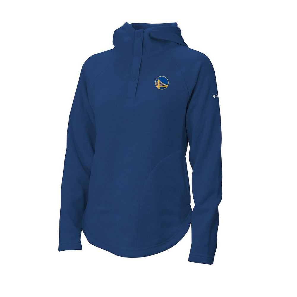 Golden State Warriors Women's Sweater Weather Quarter-Snap Hoodie sale - Royal outlet
