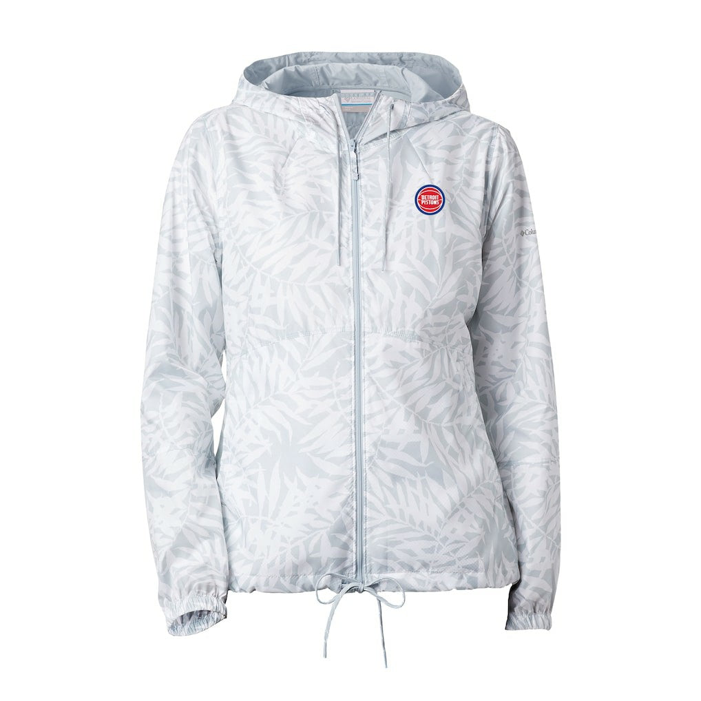 Detroit Pistons Women's Flash Forward Windbreaker sale - White outlet
