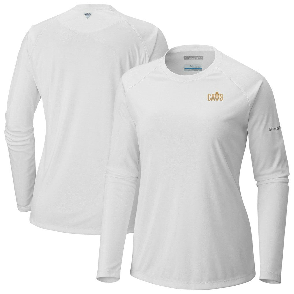 Cleveland Cavaliers Women's Tidal Tee II Long Sleeve T-Shirt - White shop