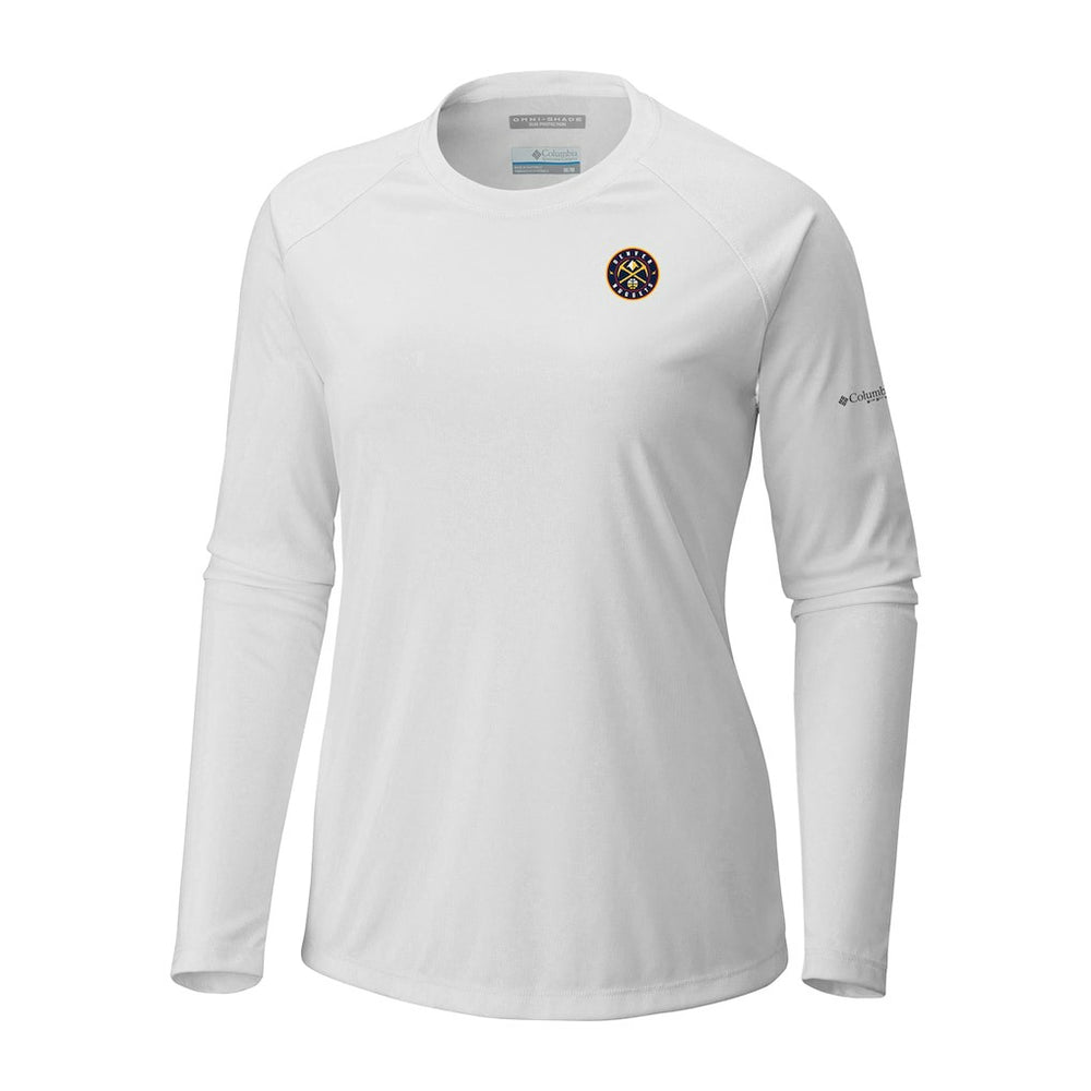 Denver Nuggets Women's Tidal Tee II Long Sleeve T-Shirt sale - White outlet
