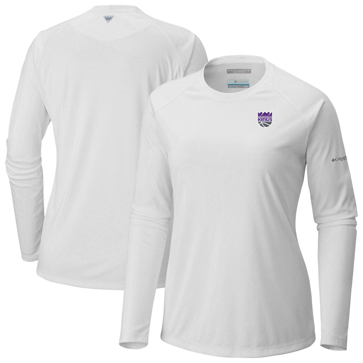 Sacramento Kings Women's Tidal Tee II Long Sleeve T-Shirt - White for sale