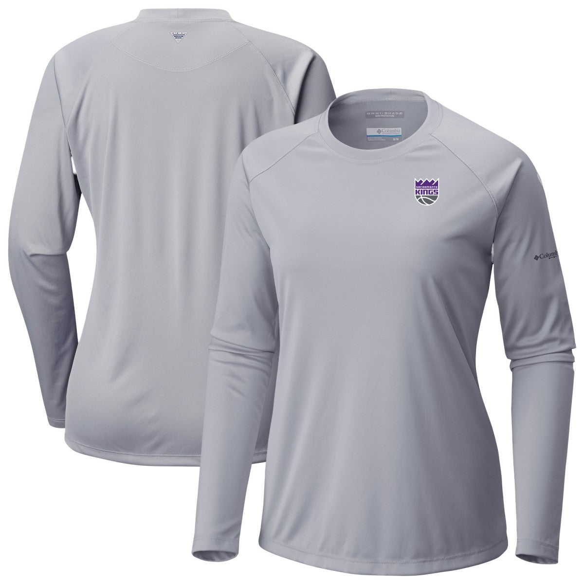 Sacramento Kings Women's Tidal Tee II Long Sleeve T-Shirt - Gray on sale
