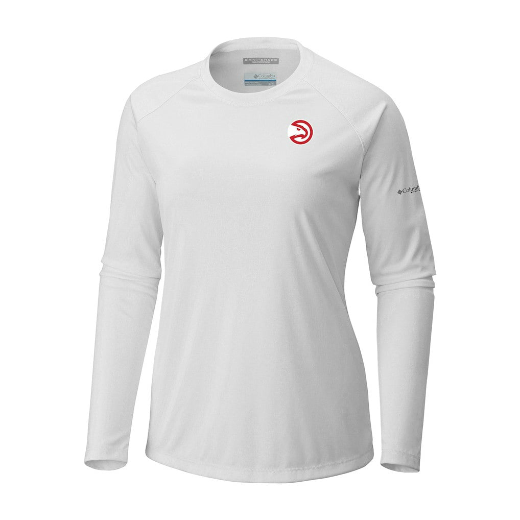 Atlanta Hawks Women's Tidal Tee II Long Sleeve T-Shirt - White shop
