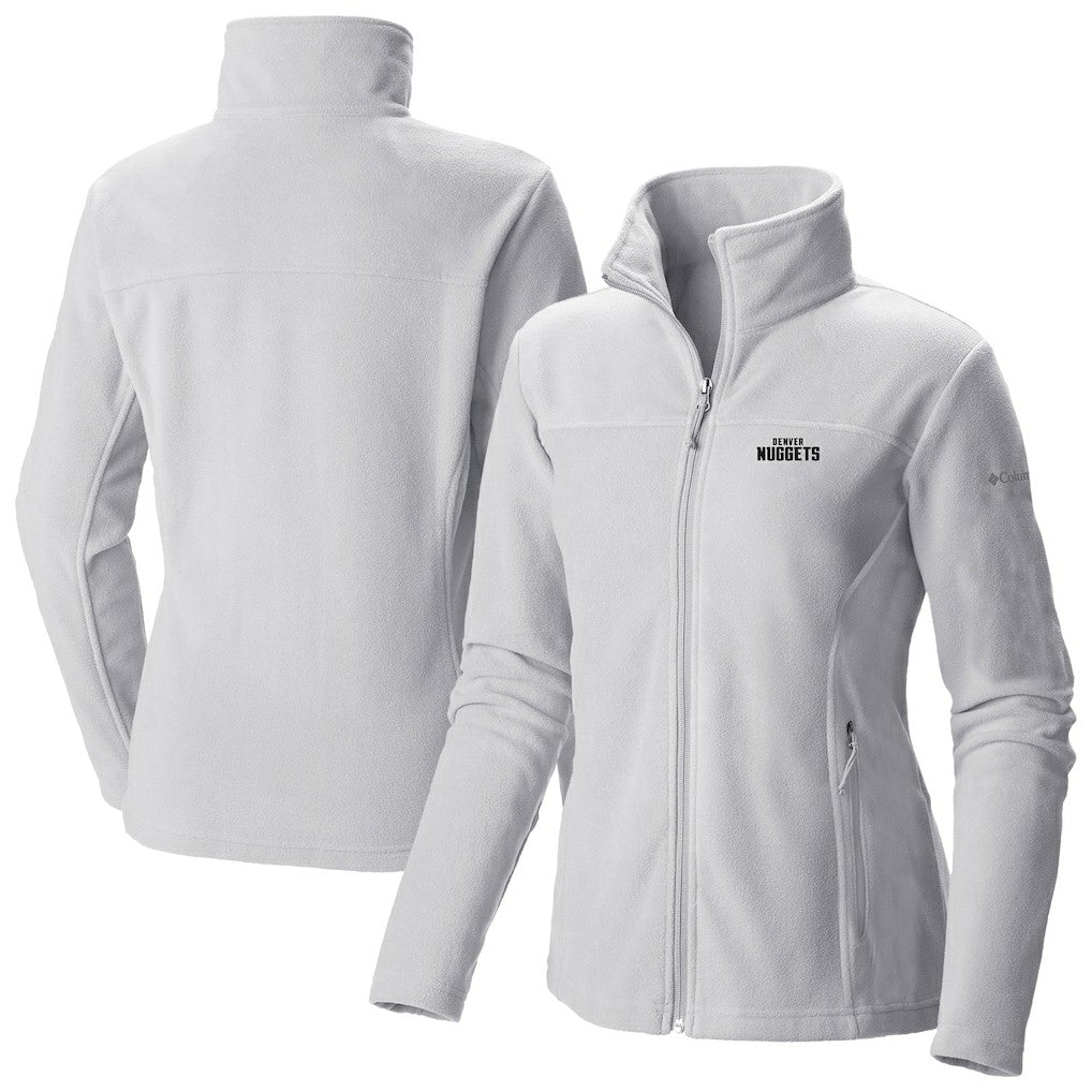 Denver Nuggets Women's Give & Go II Fleece Full-Zip Jacket sale - White shop