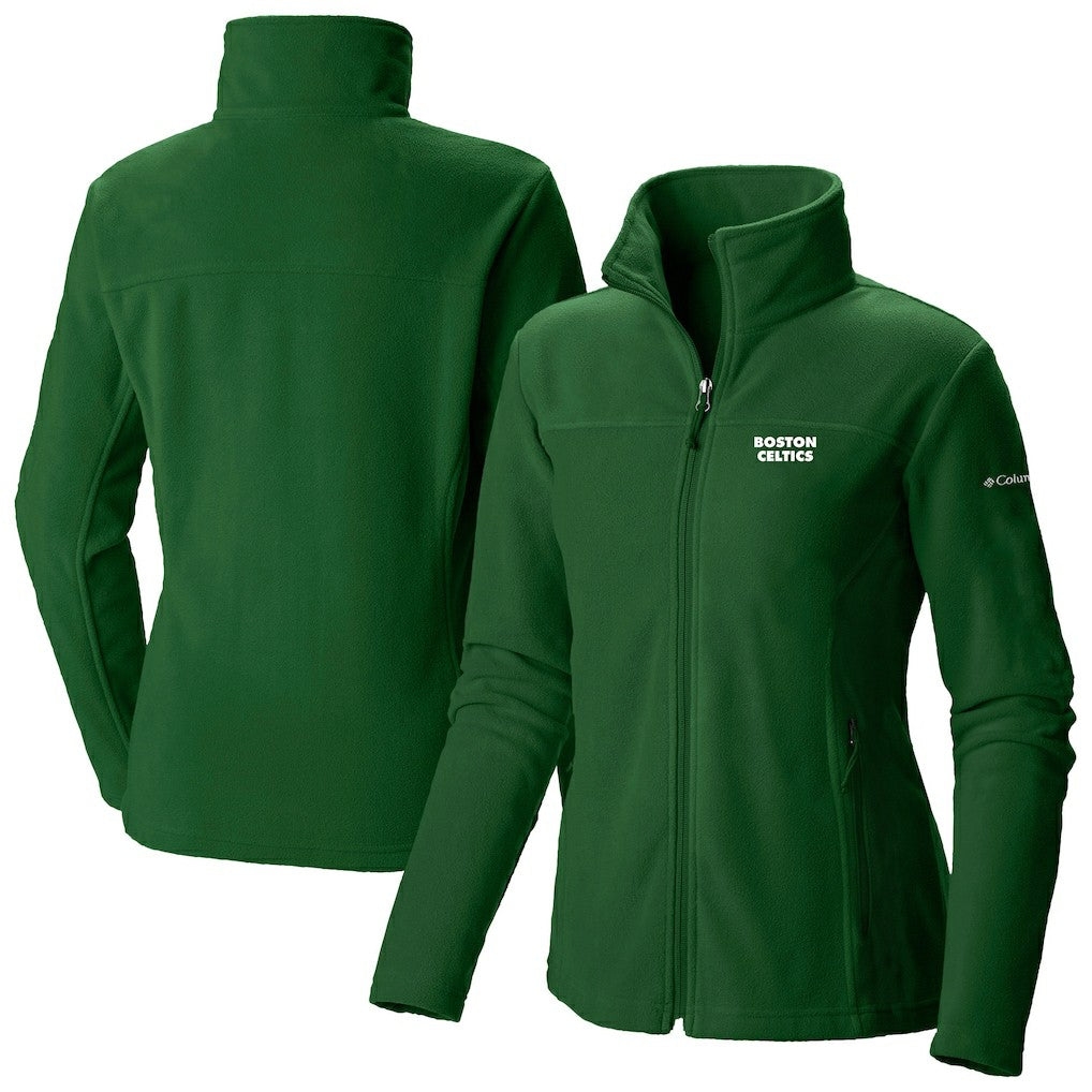 Boston Celtics Women's Give & Go II Fleece Full-Zip Jacket - Kelly Green sale