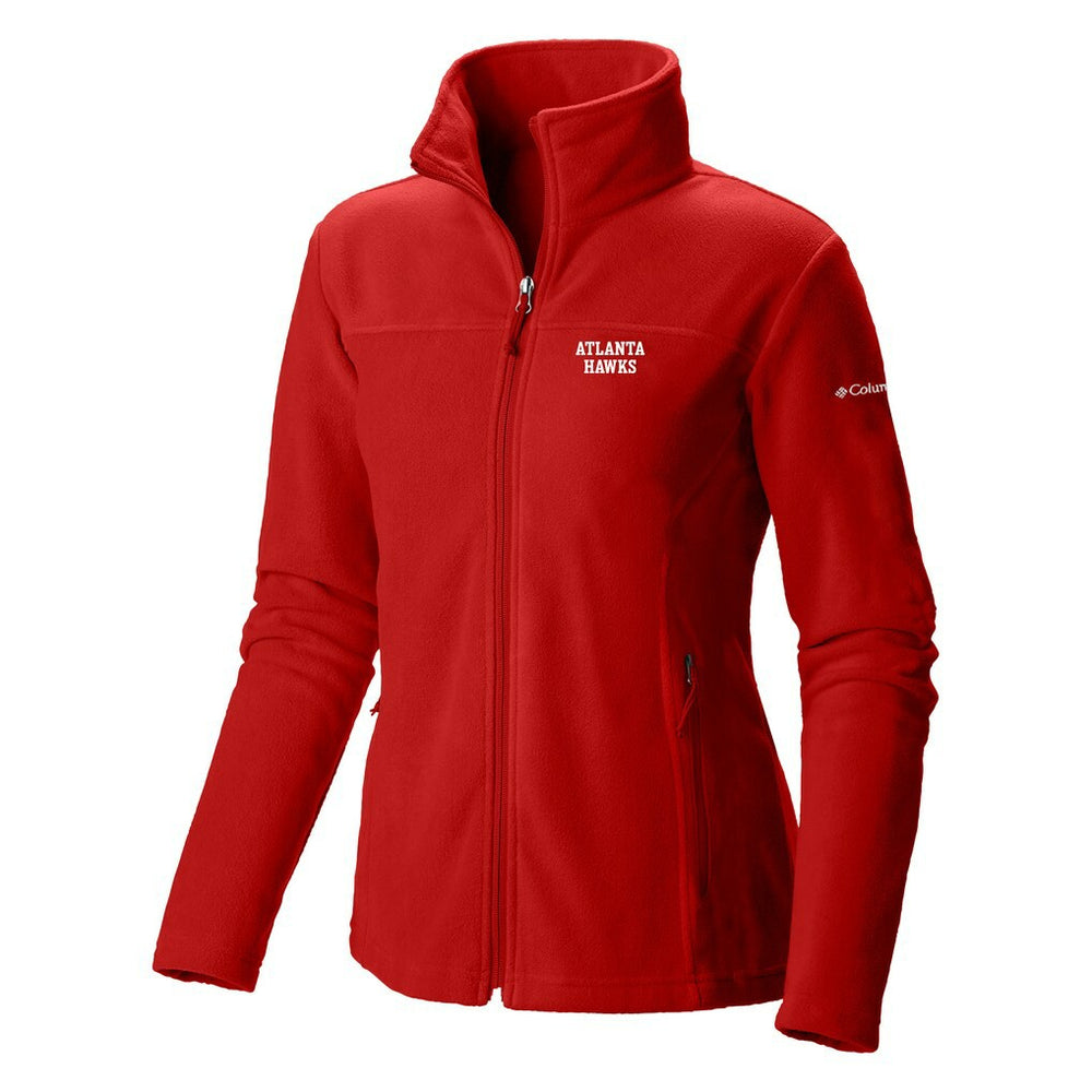 Atlanta Hawks Women's Give & Go II Fleece Full-Zip Jacket - Red cheap
