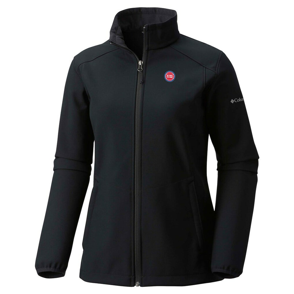 Detroit Pistons Women's Kruser Ridge III Softshell Jacket sale - Black outlet