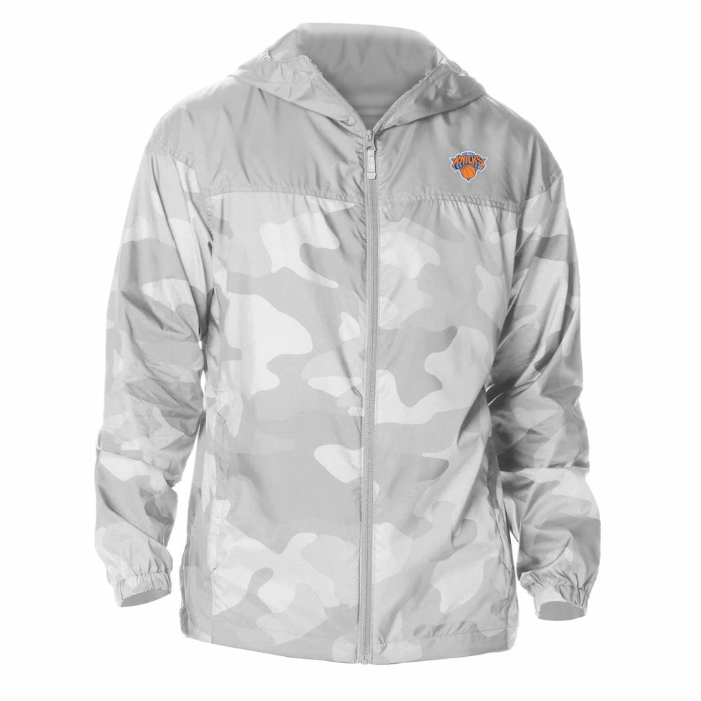 New York Knicks Flash Challenger Windbreaker Jacket - Gray on sale