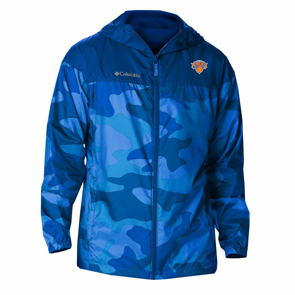 New York Knicks Flash Challenger Windbreaker Jacket - Blue online