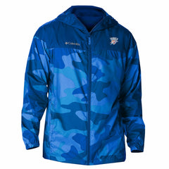 Oklahoma City Thunder Flash Challenger Windbreaker Jacket - Blue on sale