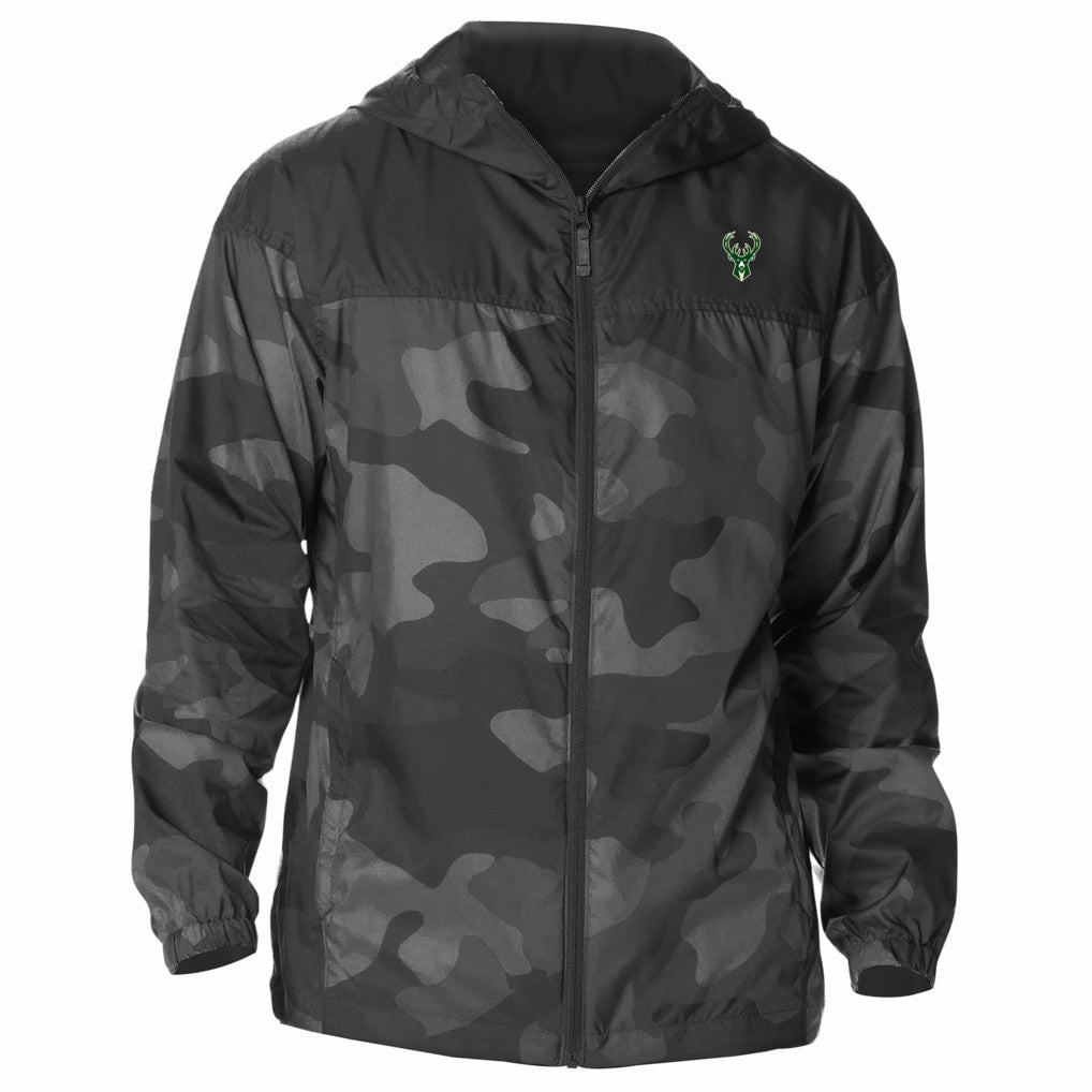 Milwaukee Bucks Flash Challenger Windbreaker Jacket - Black for sale