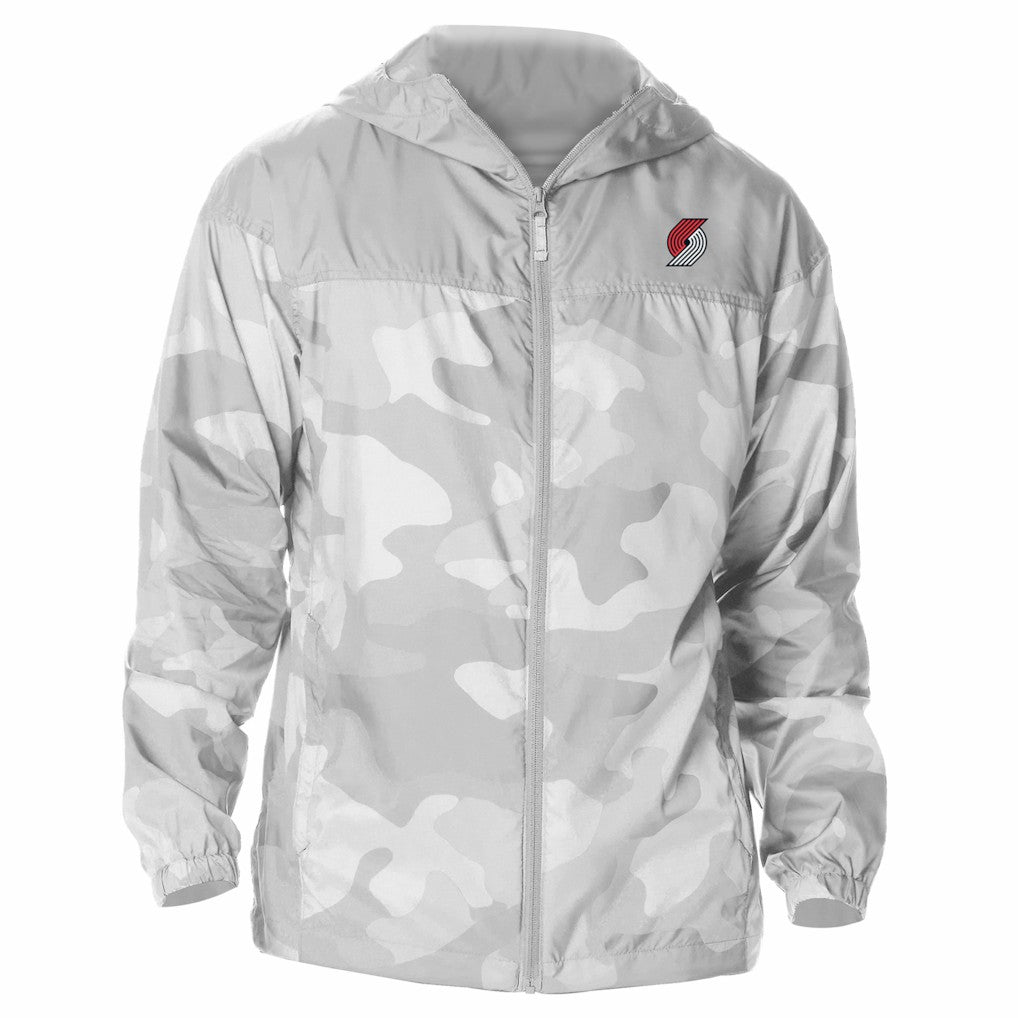 Portland Trail Blazers Flash Challenger Windbreaker Jacket - Gray sale