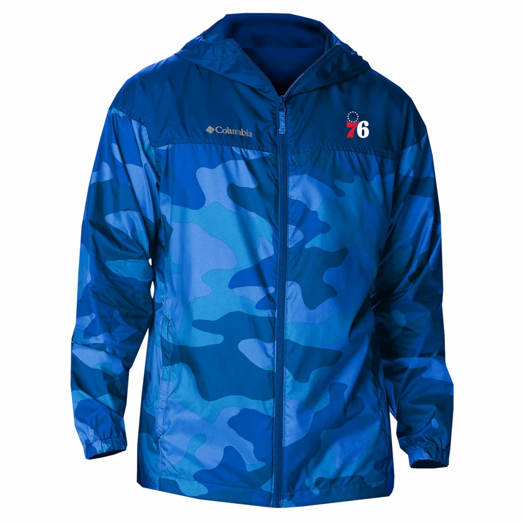 Philadelphia 76ers Flash Challenger Windbreaker Jacket - Blue discount