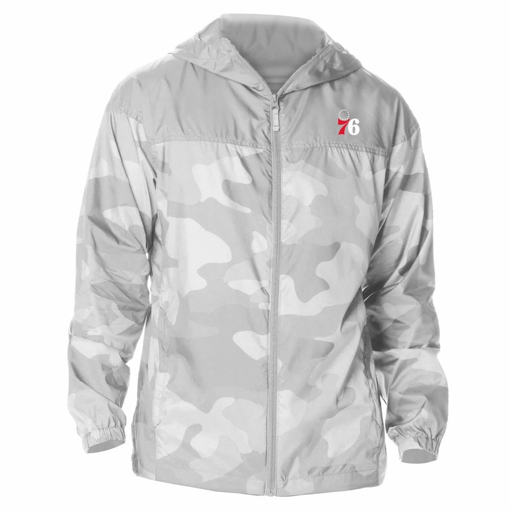 Philadelphia 76ers Flash Challenger Windbreaker Jacket - Gray outlet