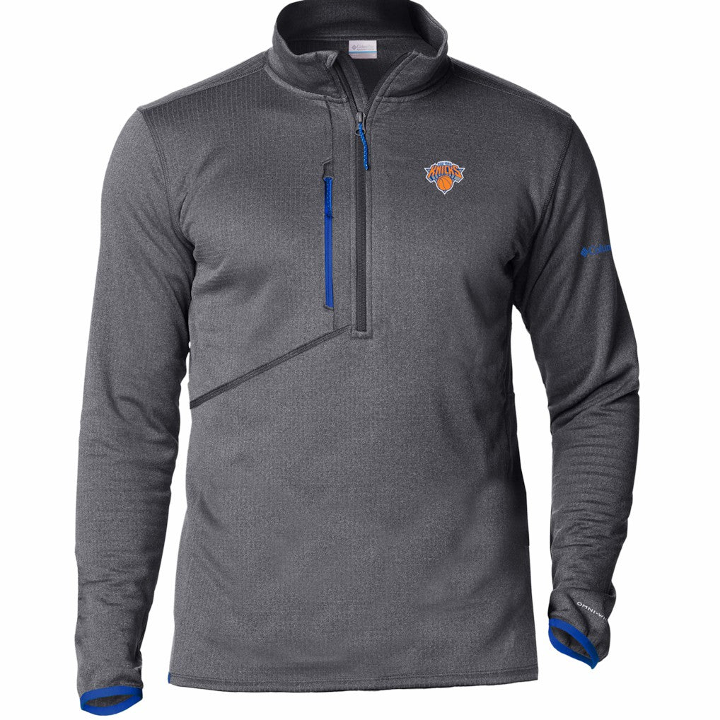 New York Knicks Park View Fleece Half-Zip Top - Blue on sale