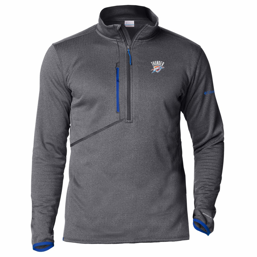 Oklahoma City Thunder Park View Fleece Half-Zip Top - Blue shop
