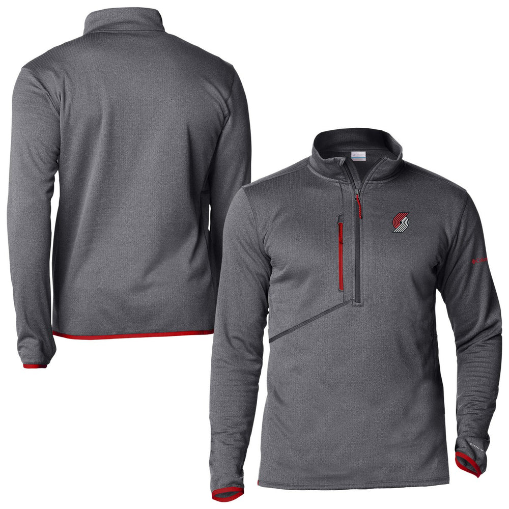 Portland Trail Blazers Park View Fleece Half-Zip Top - Red sale